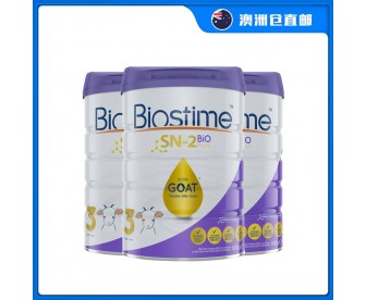 【澳洲直邮包邮】Biostime 合生元 婴儿金装羊奶粉3段 800克x3罐/箱（1-3岁适用）【奶粉订单身份证必须上传】【新疆、西藏、内蒙古、青海、宁夏、海南、甘肃，需加收运费】